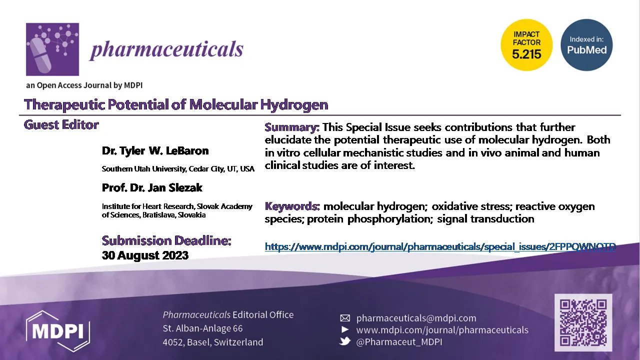 Pharmaceuticals journal special issue