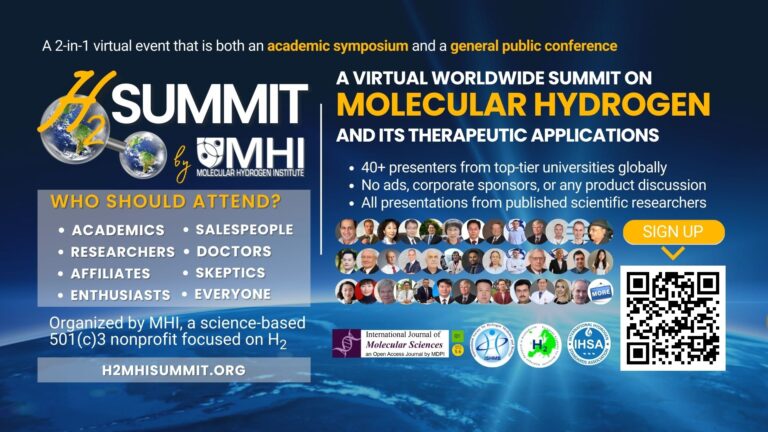 Molecular Hydrogen’s Therapeutic Potential Discussed at the H2 Summit