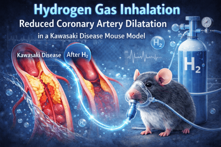 Hydrogen Gas Inhalation Treatment for Coronary Artery Lesions in a Kawasaki Disease Mouse Model
